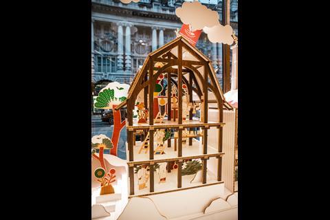 L'Occitane Christmas window 2021
